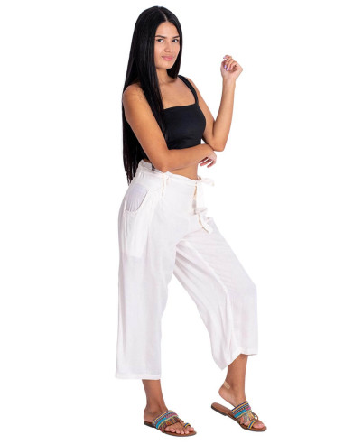 Kimago off-white capri pants – Bohemian...