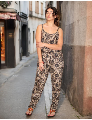 Combinaison longue en soie... 2