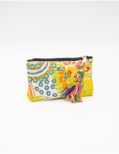 Kimago Large Toiletry Bag – Indian Craftsmanship with Unique Printed Fabrics