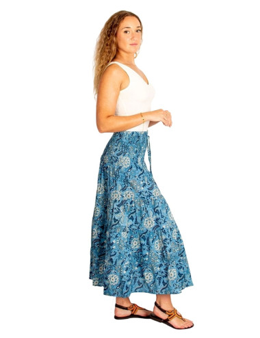 Jupe longue bohème en coton... 2