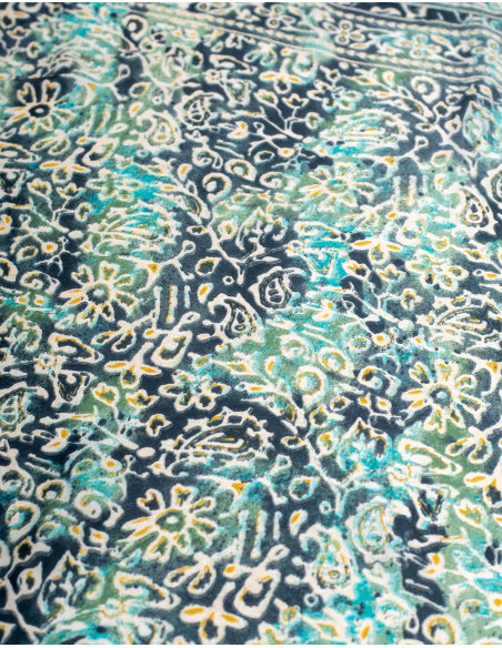 Kimago boho short silk dress – Ethnic style with freshness