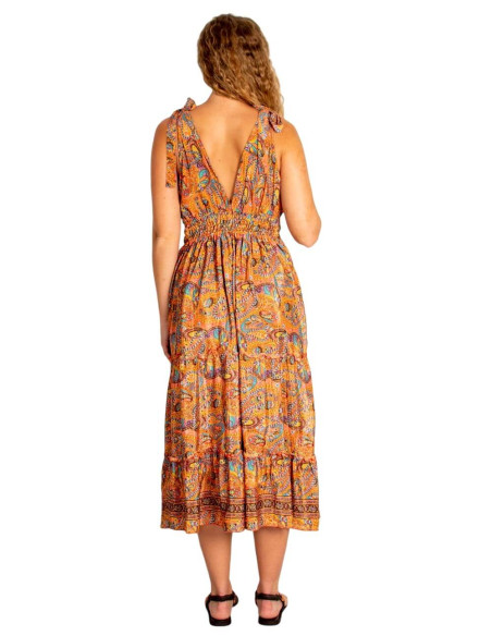 Hippie Boho Seidenkleid – Authentisch und frisch