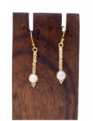 Pendientes dorados con... 2