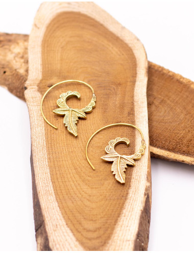 pendientes-dorados-artesanales-india-kimago 2