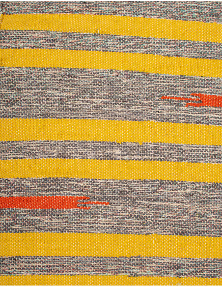 Handwoven Indian ethnic rug – Unique colors and handcrafted design