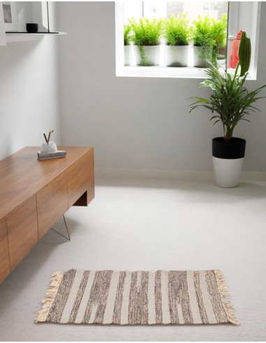 Handwoven Indian ethnic rug – Unique colors and...