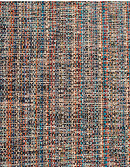 Handgefertigter ethnischer Boho-Teppich aus Indien – Handgewebt (50x80 cm)
