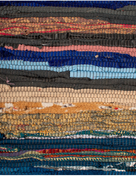 Handmade Indian Ethnic Boho Style Rug – Random Colors