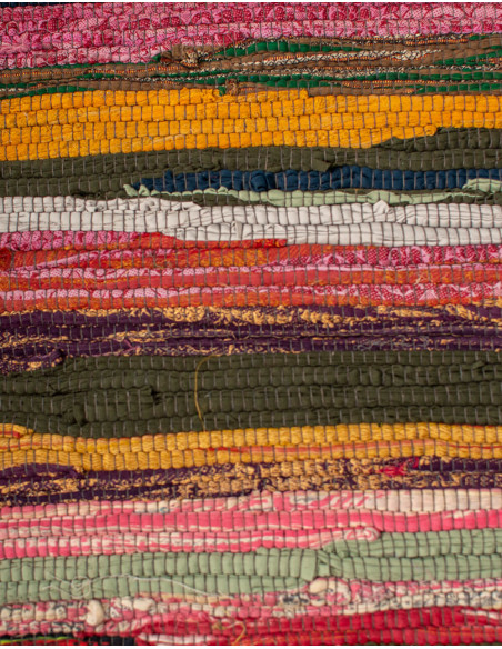 Tapete étnico indiano feito à mão estilo boho – cores aleatórias