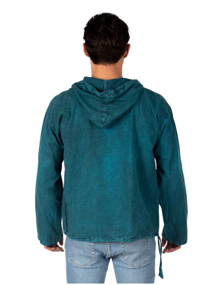 Sweat-shirt fin fait main – Mode ethnique indienne en coton