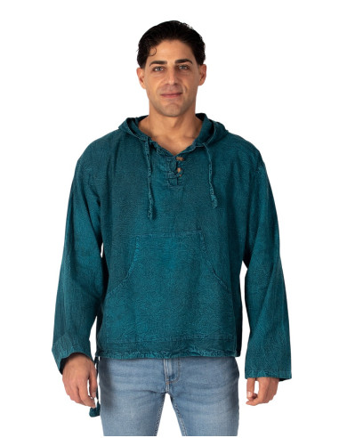 Feines handgefertigtes Sweatshirt – Indische...