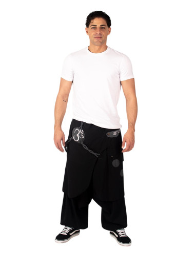 Pantaloni afghani neri con... 2