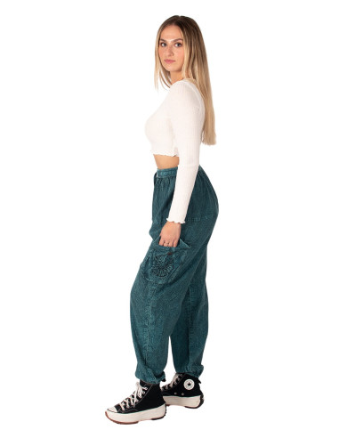Calças harém unissex Kimago – estilo Boho e...