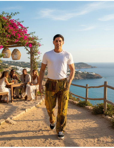 Pantaloni hippie patchwork...