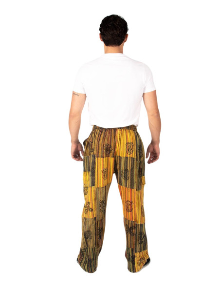 Pantaloni hippie patchwork fatti a mano - Fatti a mano in India