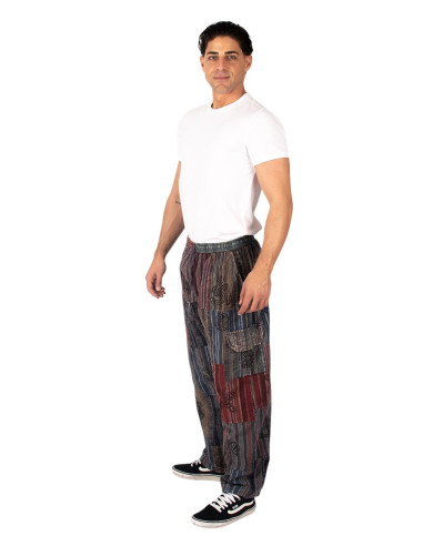 Pantaloni hippie patchwork scuri – Fatti a mano...