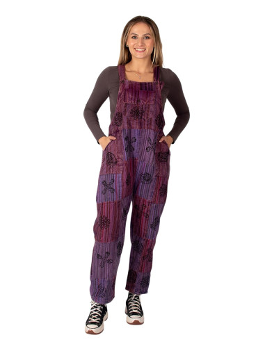 Unisex-Patchwork-Overall aus handgefertigter...