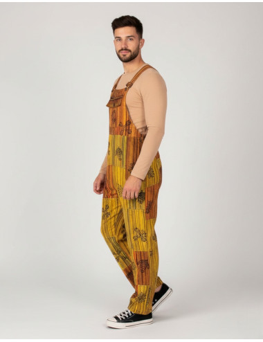 Unisex-Patchwork-Latzhose... 2