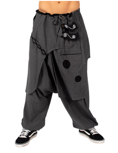 Pantalon afghan en coton... 2