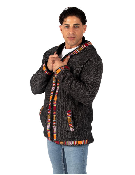 chaqueta-gris-kimago-moda-etnica