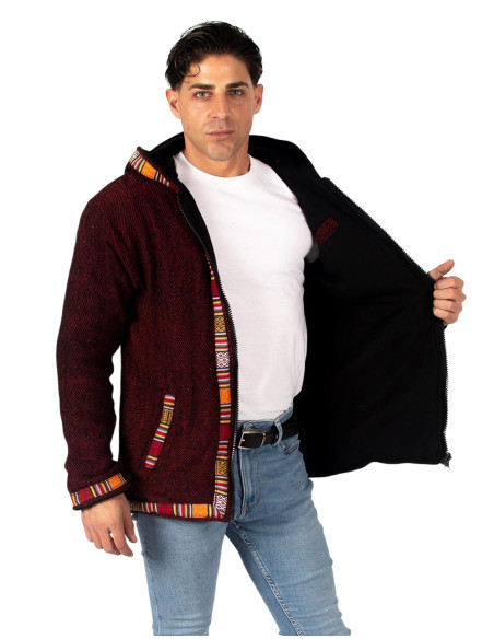 chaqueta-etnica-roja-forro-polar