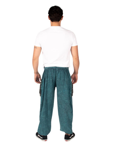 Unisex-Haremshosen aus Baumwolle in...
