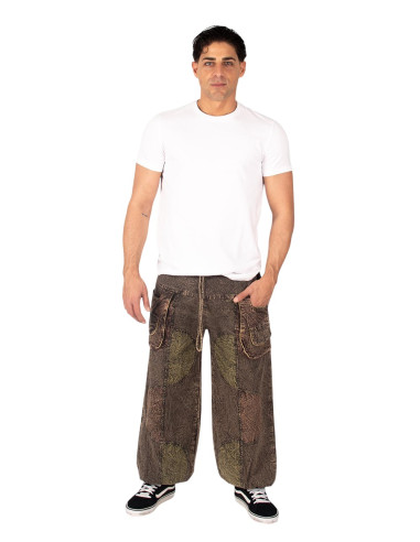 Unisex-Haremshosen aus Baumwolle in...