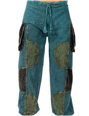 Pantalon sarouel unisexe en coton de...