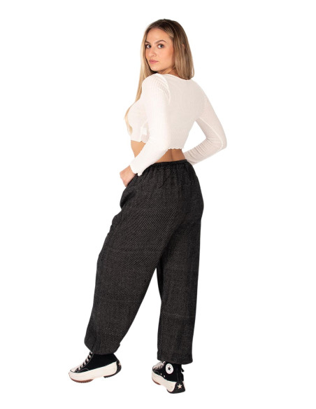 Pantalon sarouel unisexe chaud et confectionné à la main