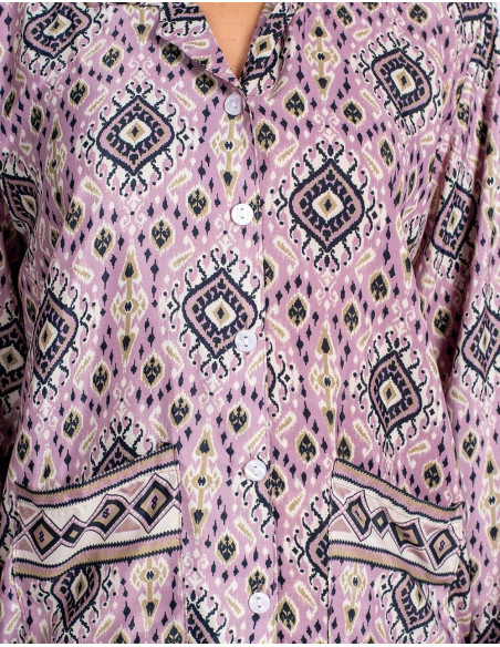 Kimago Seidenpyjamas, inspiriert von indischer Tradition