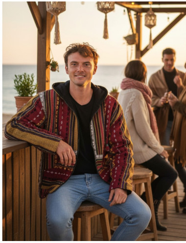 Unisex hippie jacket with... 2