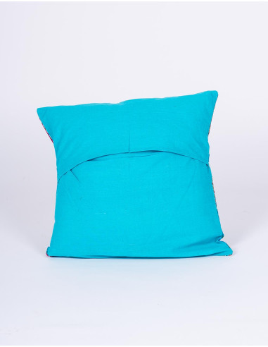 Capa de almofada Kimago azul claro com estampa...