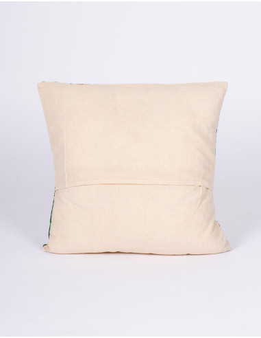 Housse de coussin blanche à motif floral 40x40...