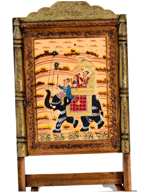 cadeira-india-rajasthan-jaipur-pintado à mão