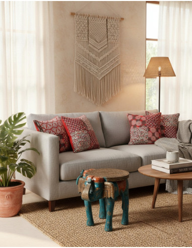Decorative elephant-shaped bench – Indian...