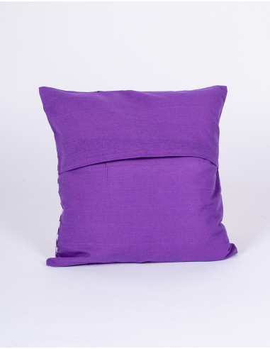 Fodera per cuscino viola e bianca – Decorazione...