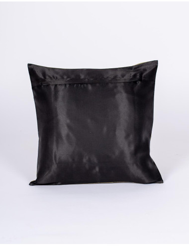 Black cushion cover with... 2