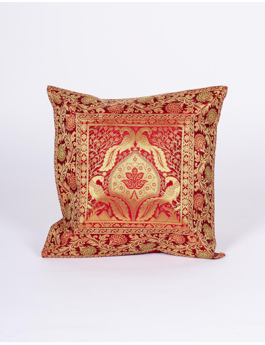 Housse de coussin bordeaux... 2