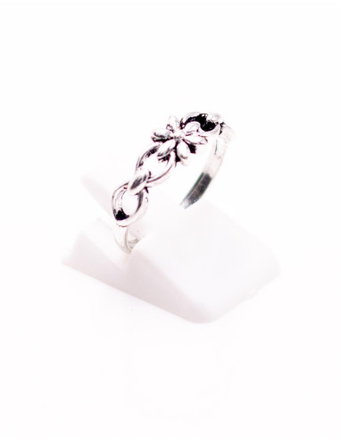Anello indiano in ottone e argento, realizzato...