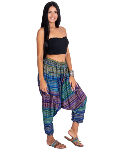 Pantaloni afghani unisex multicolore – Stile...