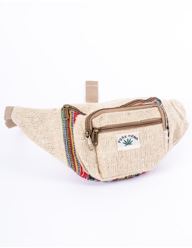 Sac banane en chanvre fait main en Inde – Style...