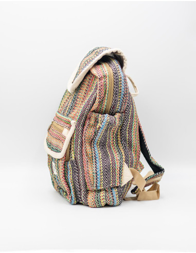 Mochila unissex Kimago : Artesanato autêntico...