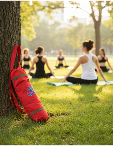 Bolsa para tapete de ioga com símbolo Om –...