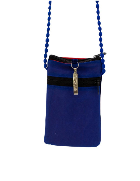 Bolsa transversal indiana bordada à mão – Bolsa pequena boho étnica