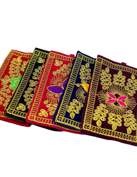 Large Embroidered Crossbody Bag for Mobile Phone – Ethnic Boho Handbag