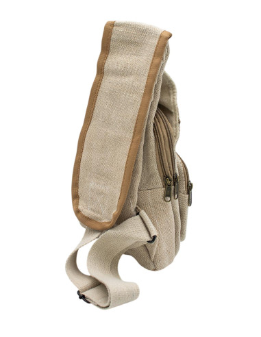 Zaino triangolare in canapa naturale – Unisex,...
