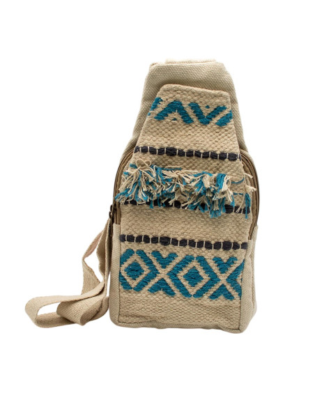 Zaino triangolare in cotone stile boho – Artigianato etnico indiano