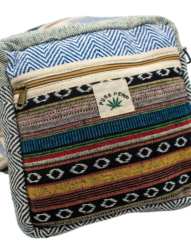 Unisex Handmade Hemp Shoulder Bag – Ethnic Boho...