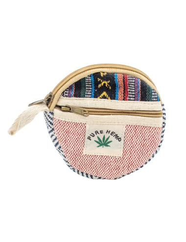 Handmade Hemp Round Purse –... 2
