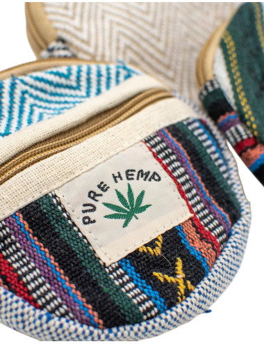Bolsa redonda de cânhamo...